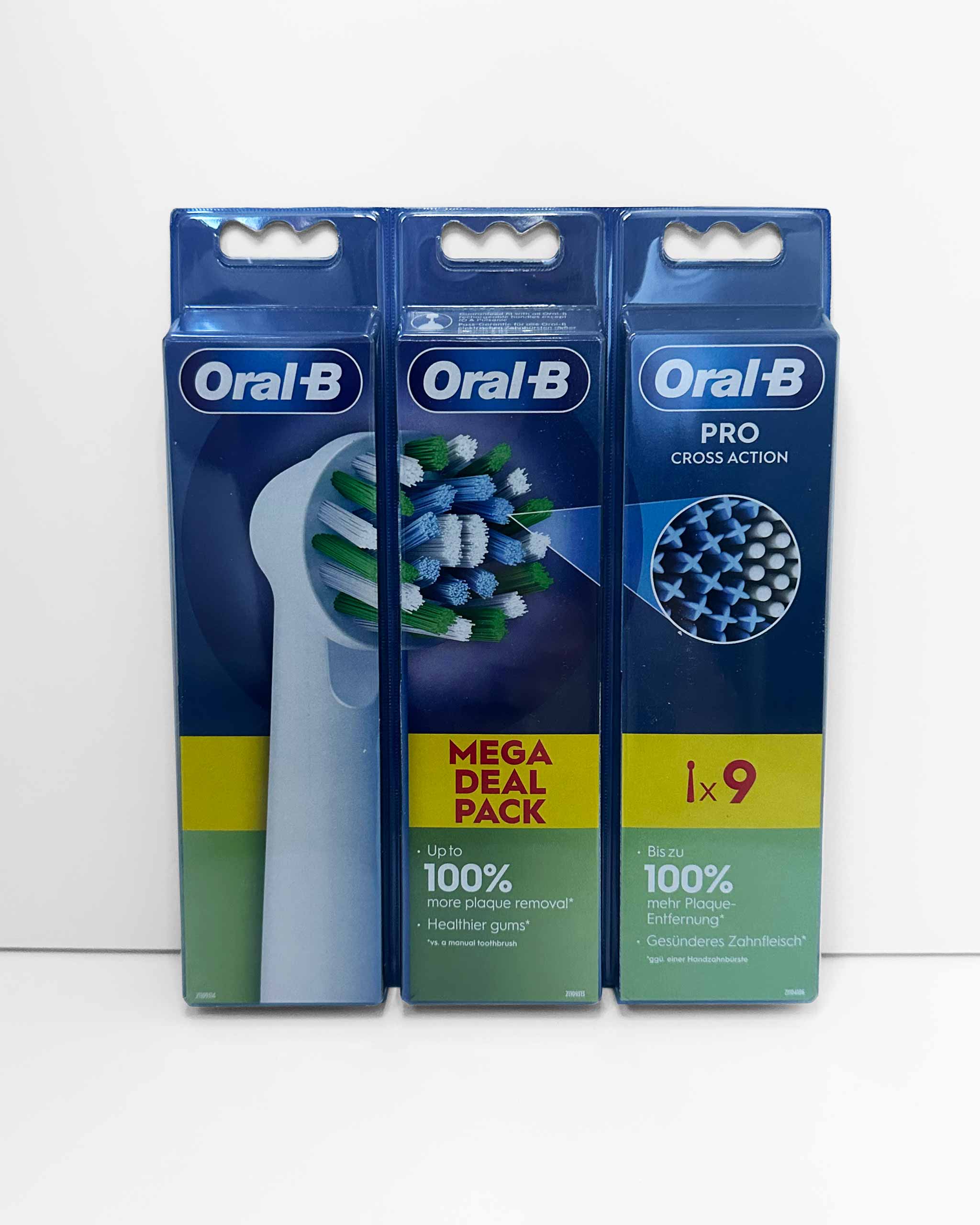 Oral-B Pro Cross Action 9 kpl