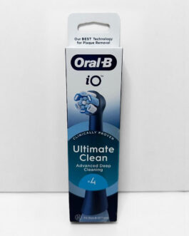Oral-B iO Ultimate Clean -harjaspäät, 4 kpl (musta)