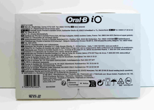 Oral-B iO Gentle Care -harjaspäät, 6 kpl (musta) - Image 3