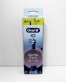 Oral-B iO Gentle Care -harjaspäät, 6 kpl (musta)