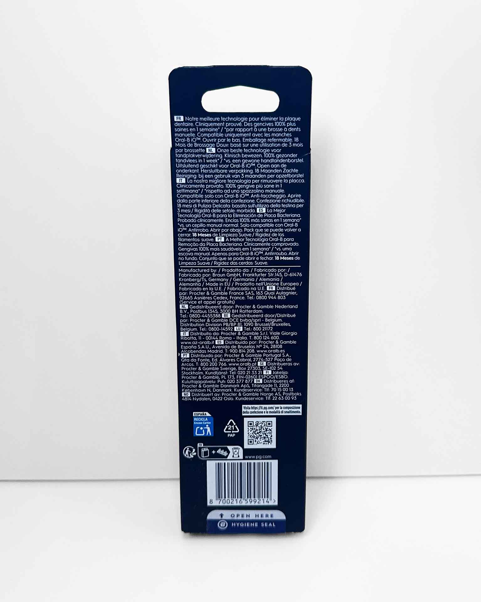 Oral-B iO Gentle Care -harjaspäät, 6 kpl (musta) - Image 3