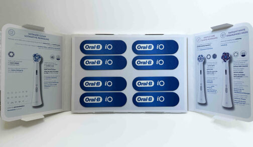 Oral-B iO Radiant White -harjaspäät, 8 kpl (musta) - Image 2