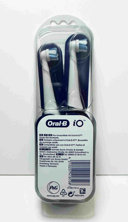 Oral-B iO Ultimate Clean -harjaspäät, 6 kpl (valkoinen) - Image 3