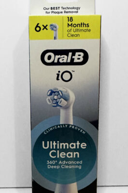 Oral-B iO Ultimate Clean -harjaspäät, 6 kpl (valkoinen)
