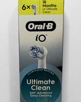 Oral-B iO Ultimate Clean -harjaspäät, 6 kpl (valkoinen)