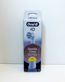 Oral-B iO Gentle Care -harjaspäät, 6 kpl (valkoinen)