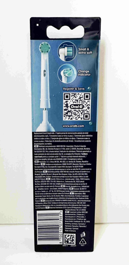 Oral-B Pro Kids 3+ -harjaspäät (Disney Frozen 2), 4 kpl - Image 3
