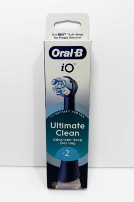 Oral-B iO Ultimate Clean -harjaspäät, 2 kpl (musta)