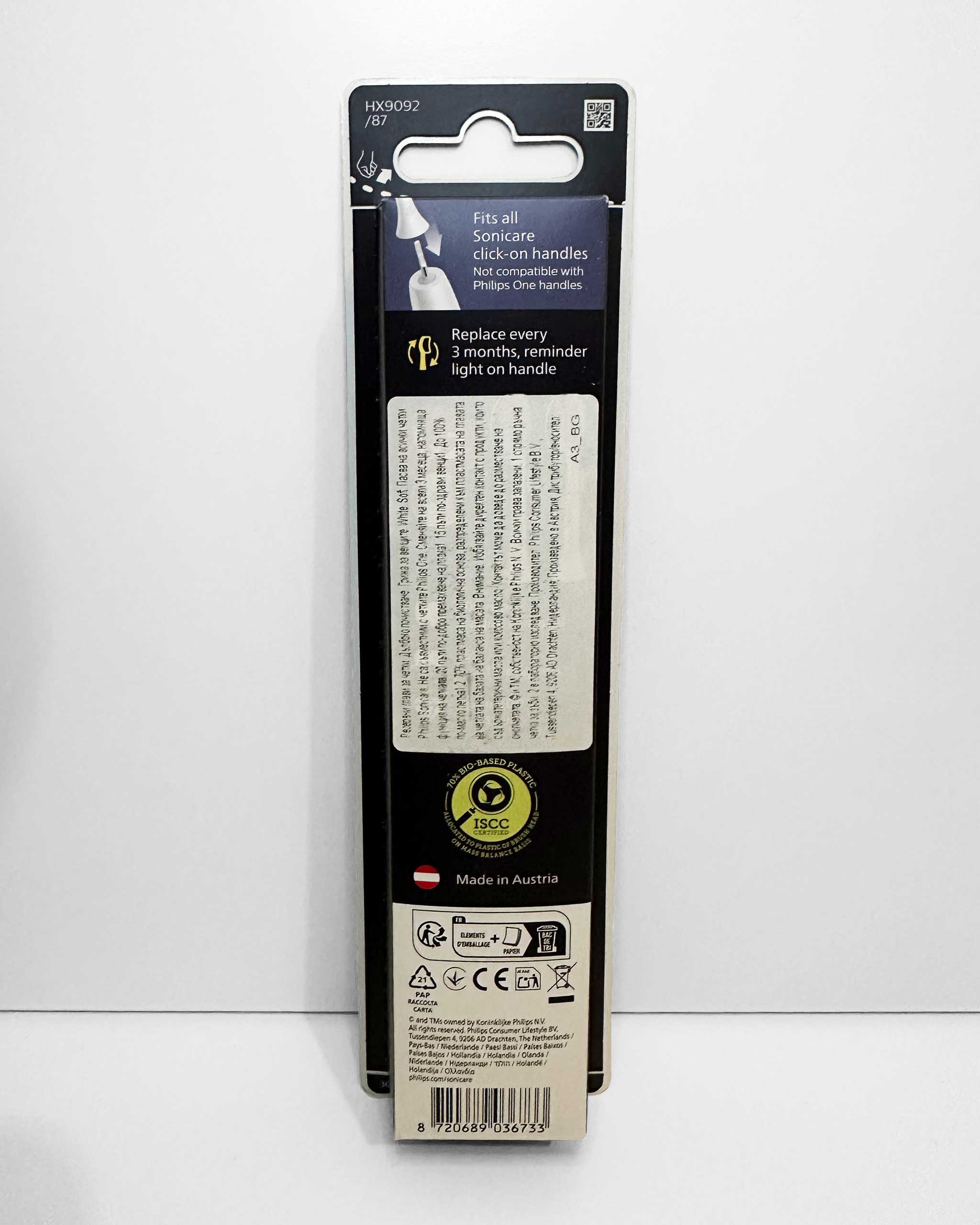 Philips Sonicare A3 -harjaspäät, 2 kpl (valkoinen) - Image 3