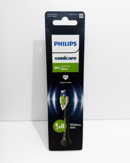 Philips Sonicare W2 -harjaspäät, 8 kpl (musta)
