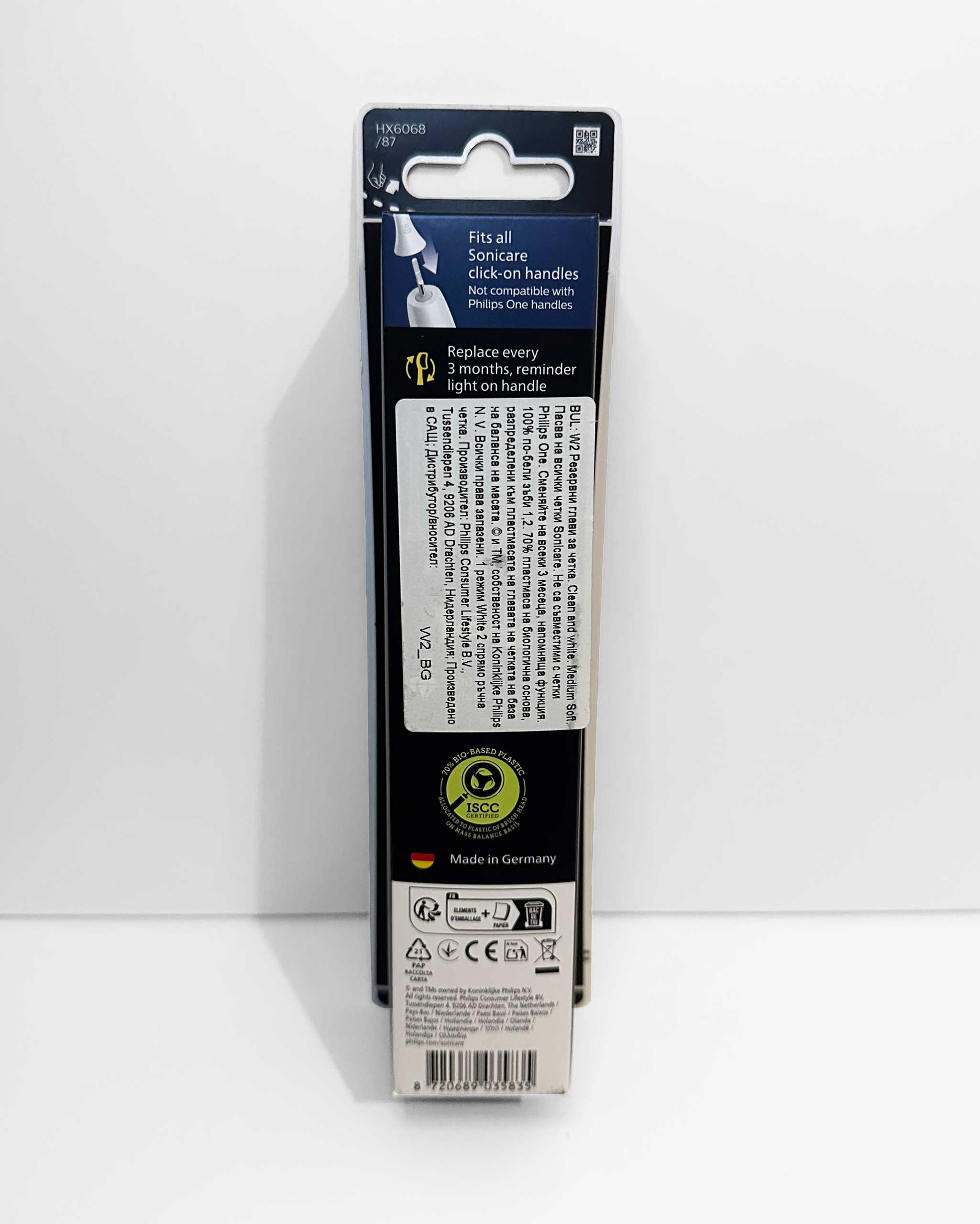 Philips Sonicare W2 -harjaspäät, 8 kpl (valkoinen) - Image 3