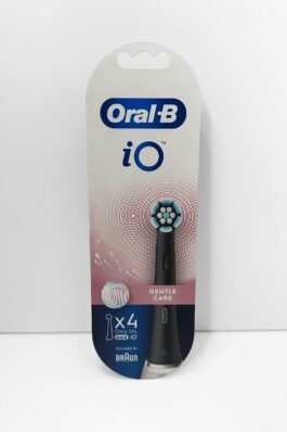 Oral-B iO Gentle Care -harjaspäät, 4 kpl (musta)