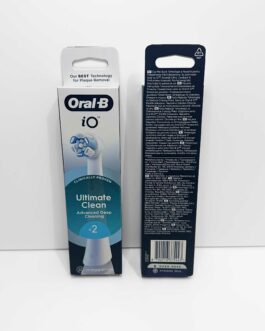Oral-B iO Ultimate Clean -harjaspäät, 2 kpl (valkoinen)