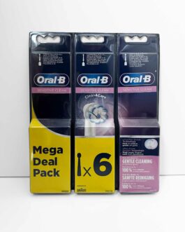 Oral-B Sensitive Clean -harjaspäät, 6 kpl