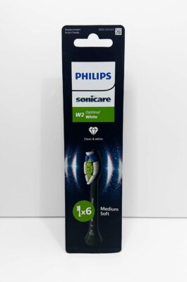 Philips Sonicare W2 -harjaspäät, 6 kpl (musta)