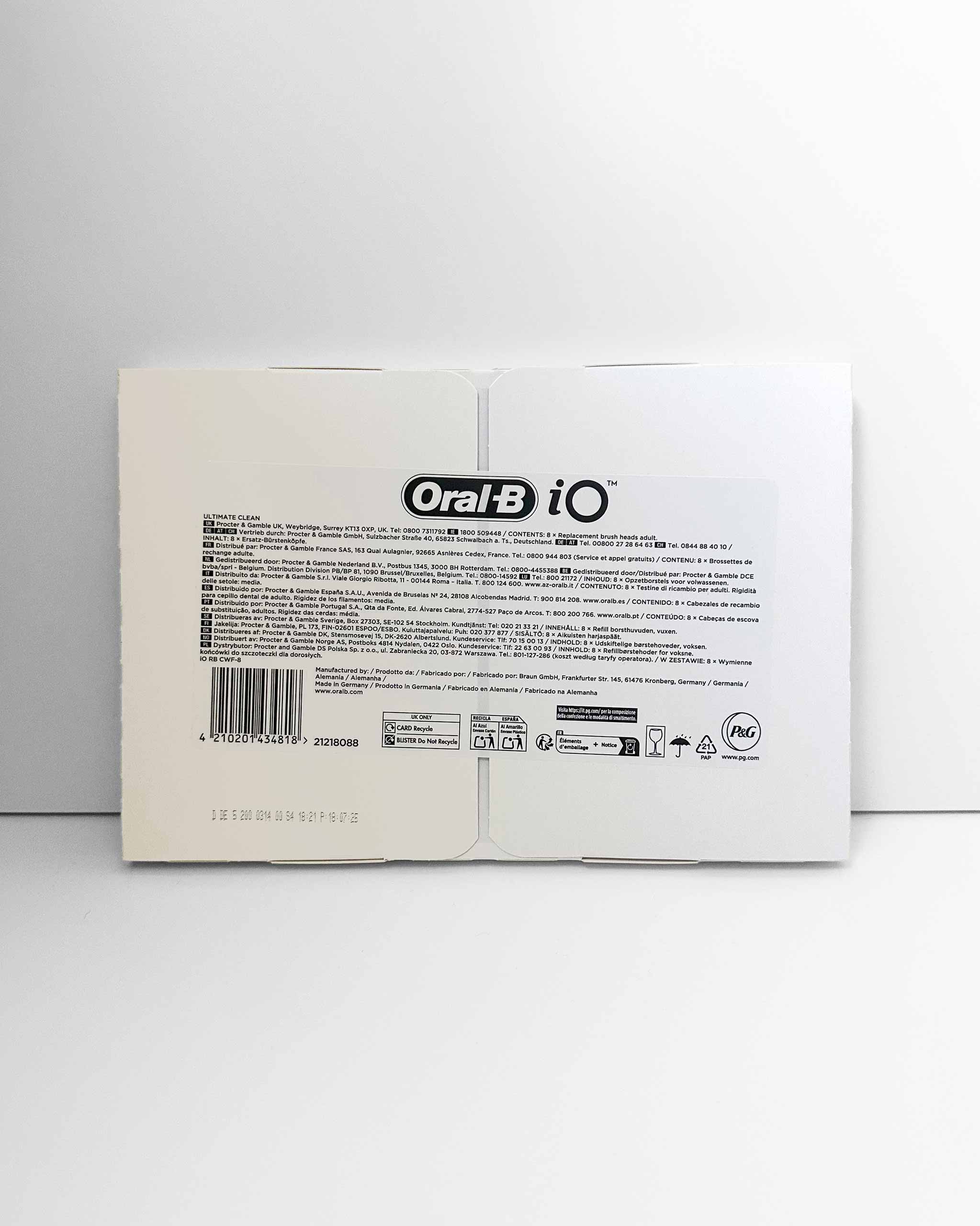 Oral-B iO Ultimate Clean 8 kpl