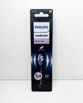 Philips Sonicare S2 Sensitive -harjaspäät, 4 kpl (musta)