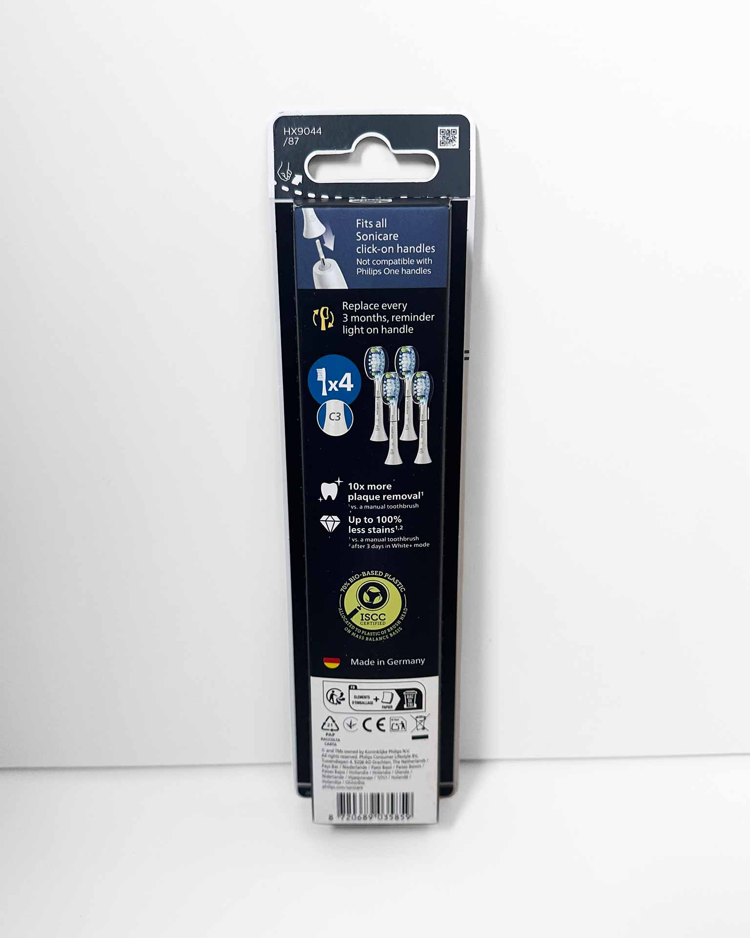 Philips Sonicare C3 -harjaspäät, 4 kpl (valkoinen) - Image 3